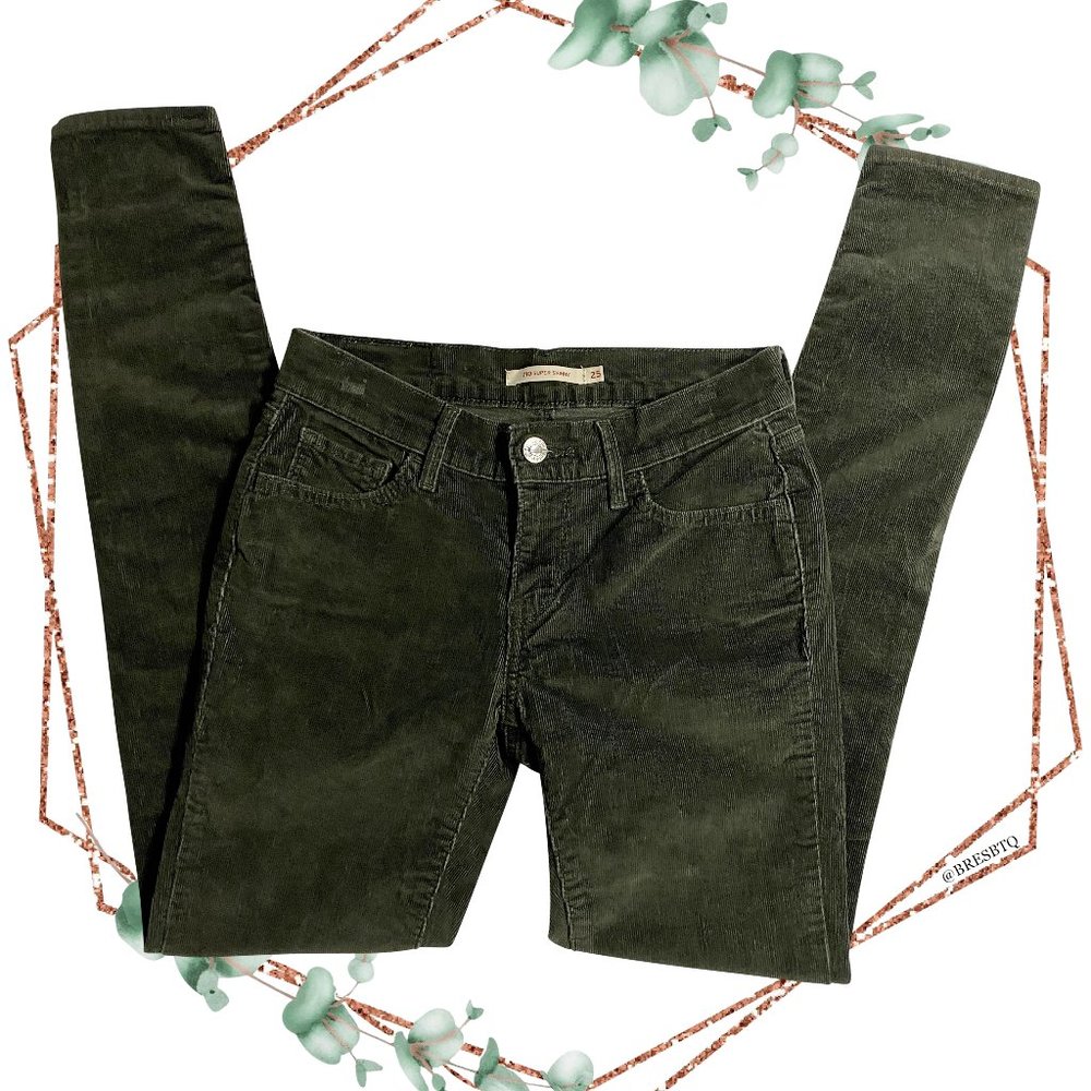 Levi's 710 super skinny corduroy skinny jeans 25